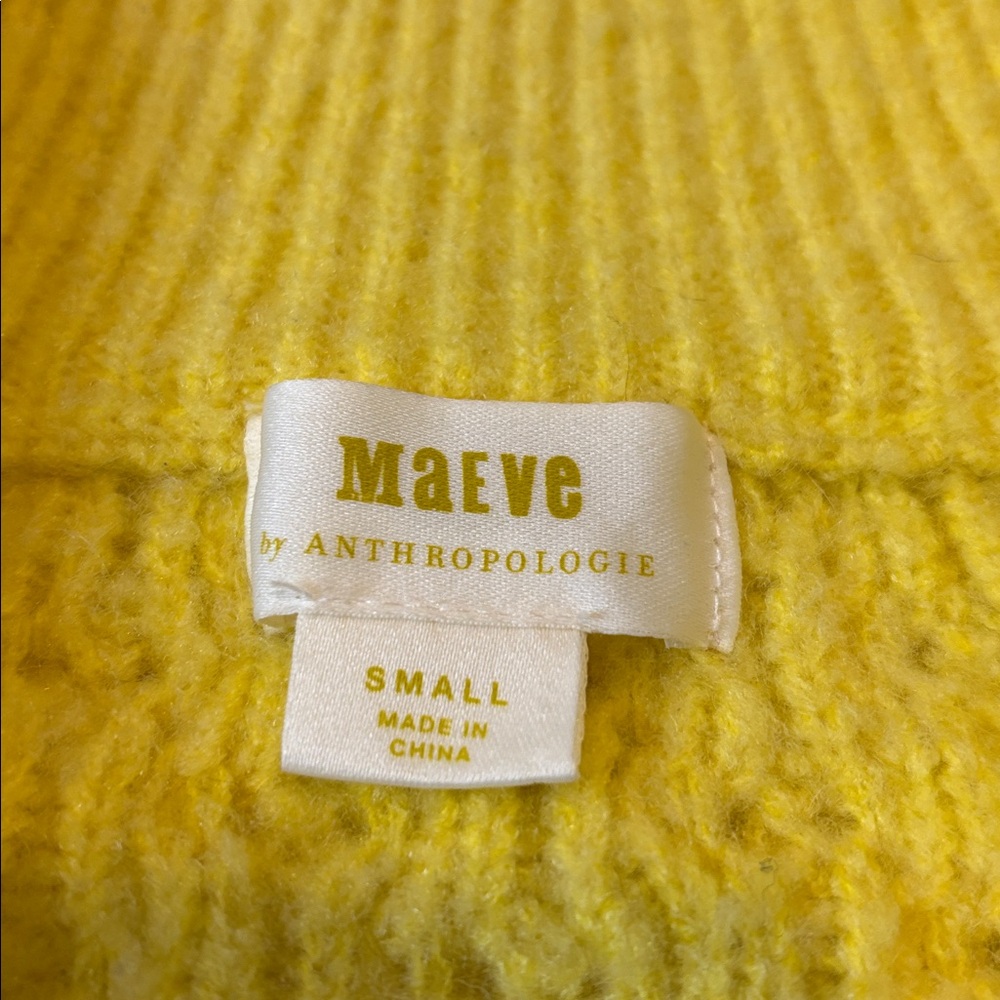 Maeve by Anthropologie Textured Chunky Knit Cropped Sweater Jacket - Picture 7 of 16